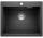 Zlew konglomeratowy Pleon 6 Blanco Silgranit 615x510 mm клапан InFino z sitkiem, antracyt