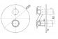 Однорычажный для ванны Paffoni прихований термостатичний 2-drożna, хром- sanitbuy.pl