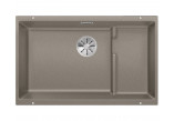 Zlewozmywak Blanco Subline 700-U Level Siligranit PuraDur 73x46cm без пробки, z koszykiem, szampan- sanitbuy.pl