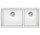 Zlewozmywak Blanco Subline 480/320-U Siligranit PuraDur 85,5x40cm 2 kom без пробки, білий