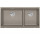 Zlewozmywak Blanco Subline 480/320-U Siligranit PuraDur 85,5x40cm 2 kom без пробки, tartufo