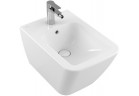 Навісне біде Villeroy&Boch Finion 375 x 560 mm z переливом для арматури з 1 отвором Stone White CerammicPlus білий