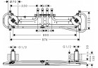 Комплект головний Axor Shower Heaven 1200/300 4jet
