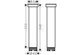 Комплект przedłużający Axor ShowerSolutions для зв язку стельового ShowerHeaven 1200/300 4jet, хром