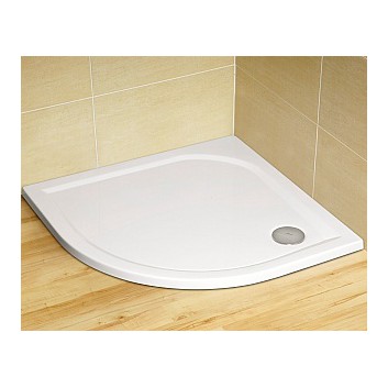 Brodzik Dolphi Radaway Delos A 80x80 cm półokrągły- sanitbuy.pl