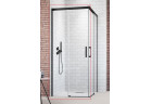 Двері розсувні Radaway Idea Black 80 частина ліва кабіни 78-79.5x200.5cm, скло прозоре, profil чорний