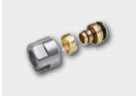 Złączki zaciskowe P.M.H. do instalacji alupex 16x2 (комплект 2 sztuk) - хром