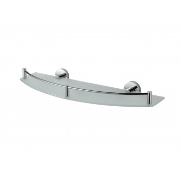 Скляна полиця Stella Classic 60 cm прозоре скло, хром- sanitbuy.pl