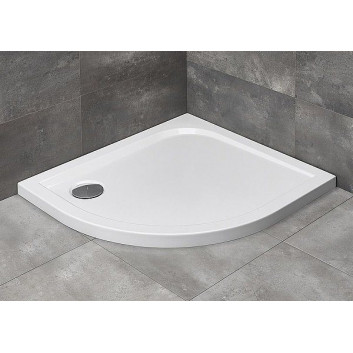 Акриловий піддон Radaway Delos E 80x90 cm, asymetryczny- sanitbuy.pl