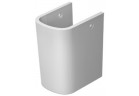 Півпостамент Duravit DuraStyle для умивальників 45 powłoka WonderGliss, білий