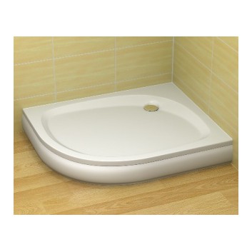 Brodzik Dolphi Radaway Patmos E 100x80 cm półokrągły lewy- sanitbuy.pl