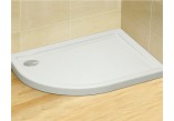 Brodzik Dolphi Radaway Tasos E 100x80 cm półokrągły lewy- sanitbuy.pl