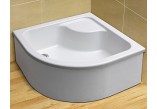 Brodzik Dolphi Radaway Naxos A 90x90 cm półokrągłe- sanitbuy.pl