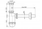 Сифон раковинний Alcaplast DESIGN хром, czworokątny