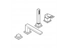 Однорычажный для ванны GROHE Eurocube підлогова, на 4 отвори, хром