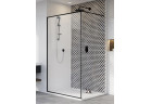 Стінка Walk-In Radaway Modo New Black II Frame 60, 60x200cm, чорний, скло прозоре
