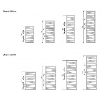 Обігрівач Zehnder Virando Basic 78,6 x 50 cm - білий