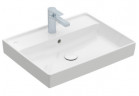 Умивальник Villeroy&Boch Collaro, 60x47cm, шліфований низ, z переливом, CeramicPlus, Stone White