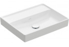 Умивальник Villeroy&Boch Collaro, 55x44cm, без переливу, bez otworów pod armaturę, CeramicPlus, Weiss Alpin