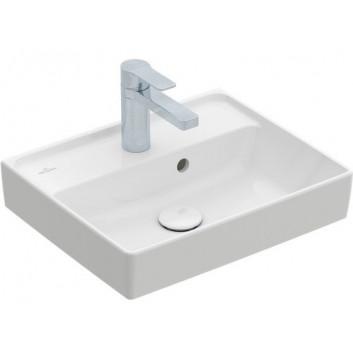 Умивальник Villeroy&Boch Collaro, 55x44cm, z переливом, CeramicPlus, Stone White