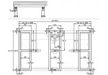 Стелаж Huppe EasyFlat dla піддону o wymiarach 90x90cm