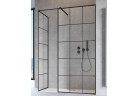 Стінка для душової кабіни Radaway Modo X Black III Factory, чорний малюнок, 850x2000mm