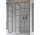 Стінка для душової кабіни Radaway Modo X Black III Factory, чорний малюнок, 850x2000mm