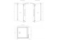 Душова стінка Radaway Arta Walk-in 80, przejrzysta, 80x200cm