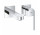 Змішувач для умивальника на 2 отвори Grohe Plus, прихований, кран 147mm, хром