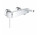 Однорычажный для ванны Grohe Plus, настінний, одноважільний, перемикач automatyczny, хром