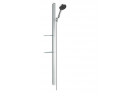 Душовий комплект Hansgrohe Rainfinity 130 3jet, штанга 150cm з мильницею, хром