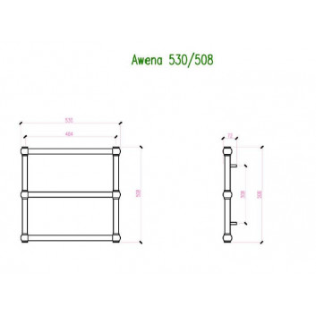 Обігрівач Imers Minimal 1 53x90 cm - білий