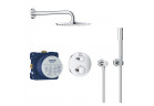 Душовий комплект Grohe Grohtherm, прихований, верхній душ 210mm, змішувач термостатичний, хром