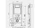 Стелаж прихований WC JomoTech, висота montażowa 1120mm, кронштейни w zestawie