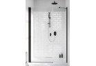 Двері душові для ніши Radaway Nes Black DWS 120, прозоре, ліве, 1180-1210x2000mm, чорний profil