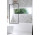 Ширма для ванни Radaway Modo New Black PNJ Frame 100, скло прозоре, чорна ramka, 1000-1010x1500mm, чорний profil