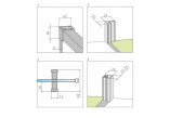 Ширма для ванни Radaway Euphoria PNJ 60, скло прозоре, 600-610x1500mm, profil хром