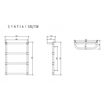 Обігрівач Imers Awena 1 53x50,8 cm - білий