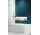 Ширма для ванни Radaway Essenza Pro Gold PNJ II, скло прозоре, 60x150cm, золотий profil