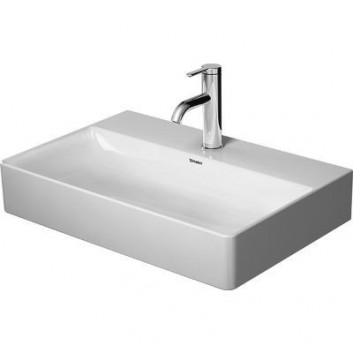 Duravit DuraSquare Compact умивальник 60x40 cm меблевий прямокутна біла 