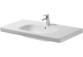 Меблевий умивальник Duravit D-Code, 105x48cm, без отвору для змішувача, біла