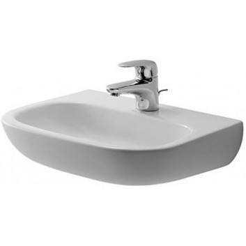 Умивальник настінний Duravit D-Code Med, 36x27cm, без отвору для змішувача, біла