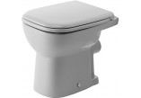 Раковина підлогова Duravit D-Code, 48x35cm, злив горизонтальний, HygieneGlaze, біла