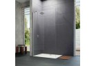 Бічна стінка вільностоячий Huppe Design pure, срібний матовий профіль 90cm 2 Anti-plaque