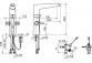 Кухонний змішувач Oras Optima, функція сенсорний, inteligentny клапан do zmywarki, висота 294mm, змішувач 3 V, хром