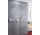 Комплект prysznicowo-для ванни Excellent Keria, прихований, верхній душ slim 200x200mm, тримач настінні 400mm, хром 