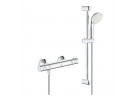 Змішувач душовий з термостатом Grohe Grohtherm 800, на стінку, з комплектом для душа, хром