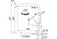 Кухонний змішувач Franke Atlas Neo, висота 297mm, obrotowa кран, чорний мат.