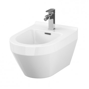 Bidet підвісний Cersanit Crea, овальний, 51x35cm, білий