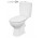 Kompakt WC Cersanit Arteco CleanOn, bezkołnierzowa раковина, 66,5x36cm, polipropylenowa сидіння з мікроліфтом, злив горизонтальний, doprowadzenie wody z boku, білий